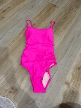 Hot Pink One-Piece Swimsuit